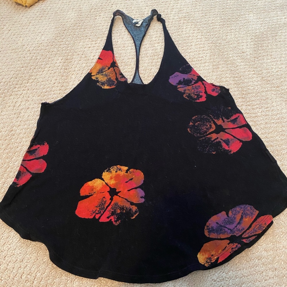 Free People floral tank!